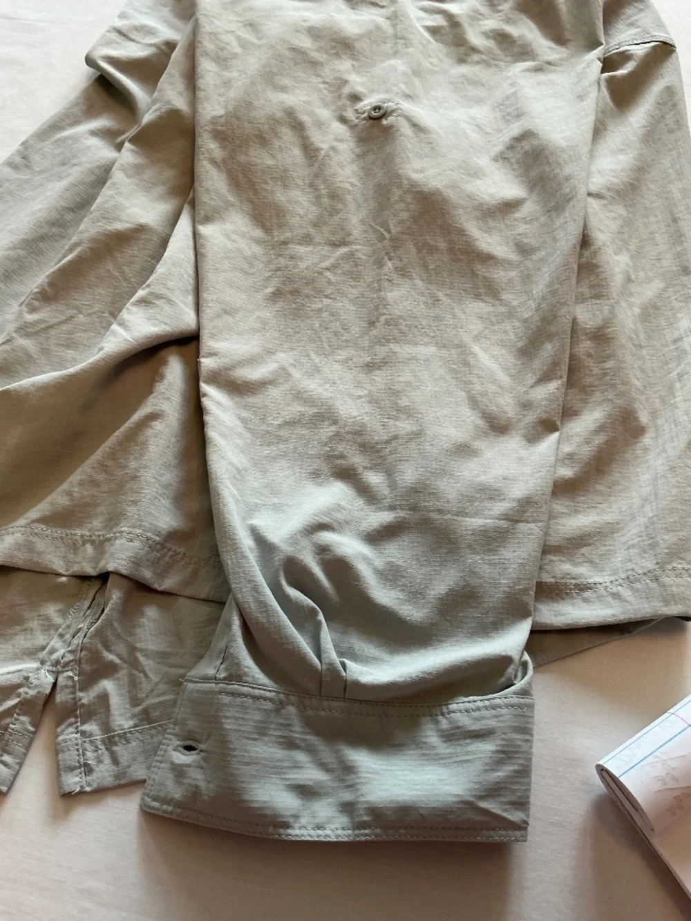 The North Face Men's Long-Sleeve Outdoor Hiking Shirt Light Gray Size XXL NWT